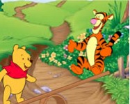 Pooh and Tigers Hunny Jump online Micimackó játék